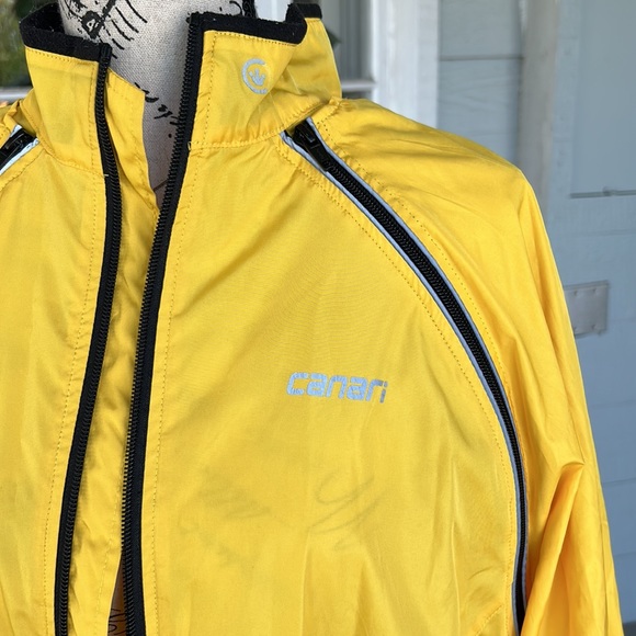 Canari San Diego Cyclist Jacket in Canary Yellow - Picture 2 of 7